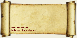 Žaklina Raković vizit kartica